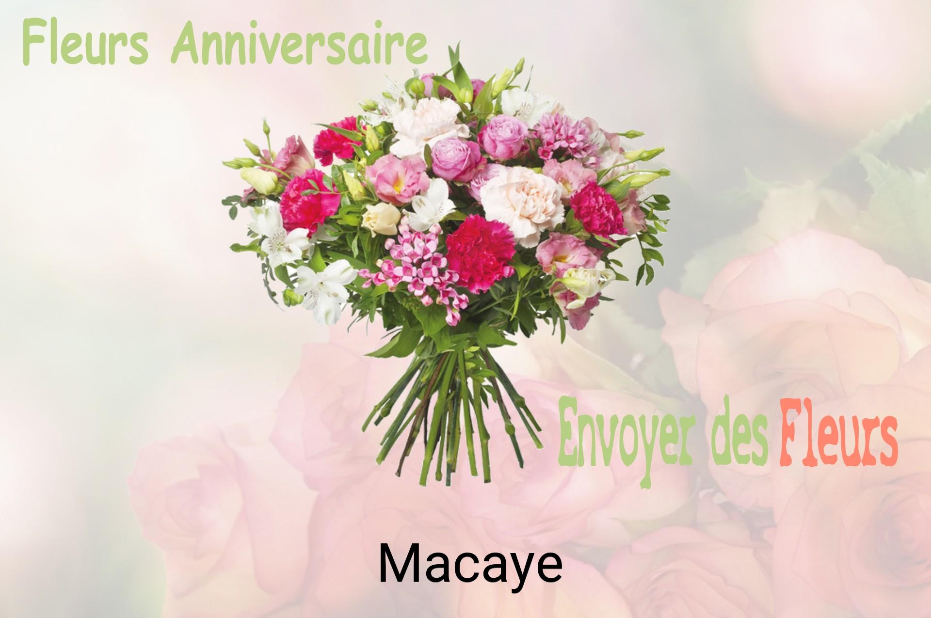 Bouquet de fleurs d’anniversaire livré à Macaye